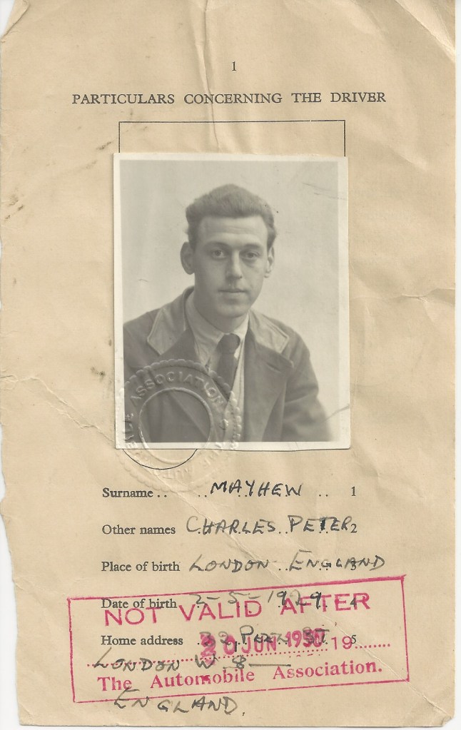 AA membership card with photo